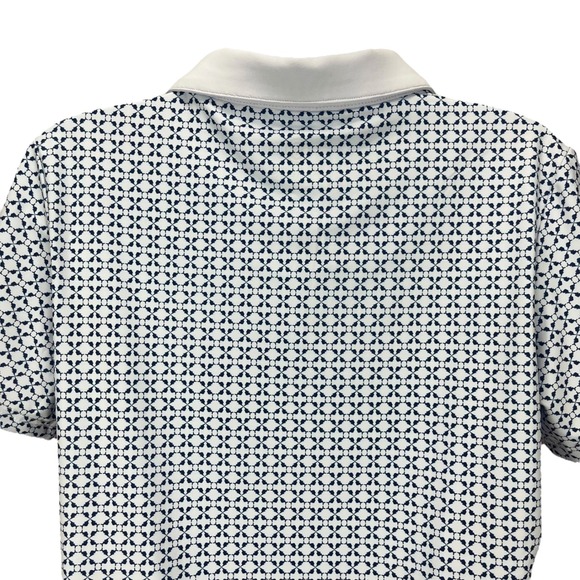 Scales Women's Medium Nautrical Sail Polo Blue/Navy Stretchy‎ Golf Fishing Top - Picture 5 of 9